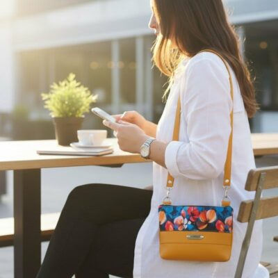 Trousse / Mini sac Safran