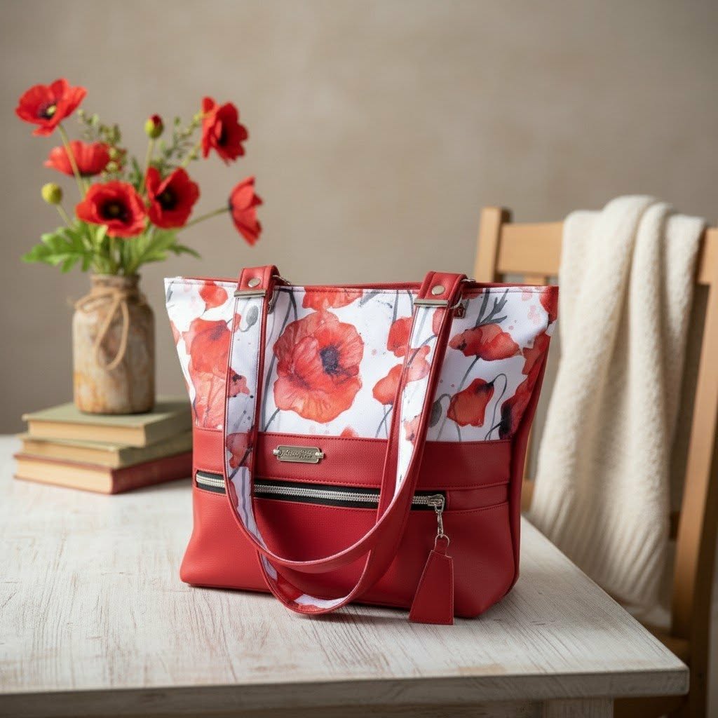 Sac à Main / Cabas Rouge – Image 2