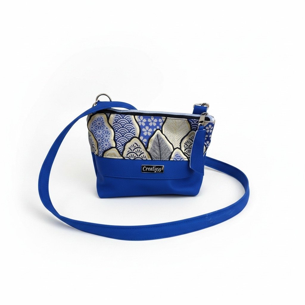 Trousse / Mini sac Bleu delf
