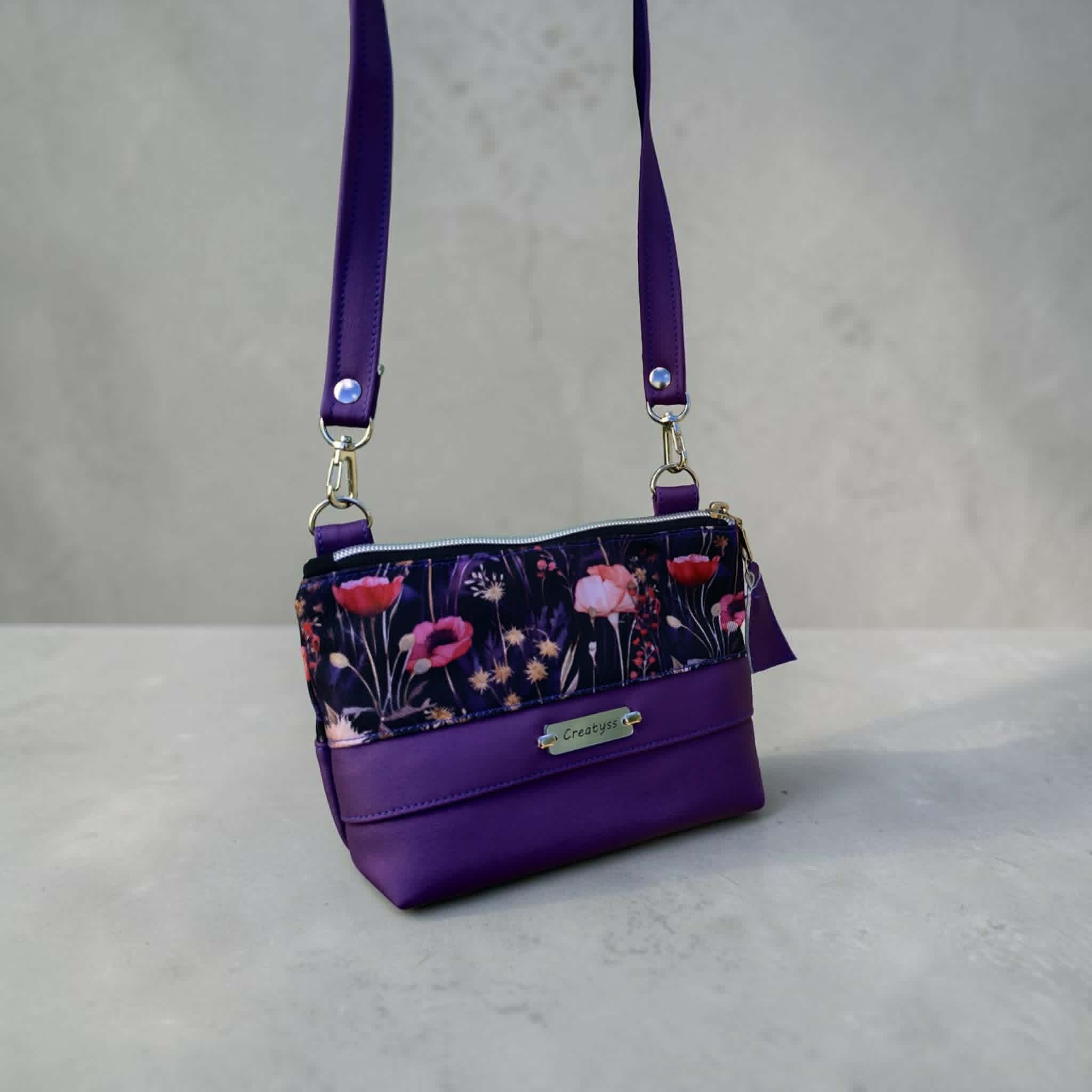 Trousse / Mini sac Aubergine – Image 2
